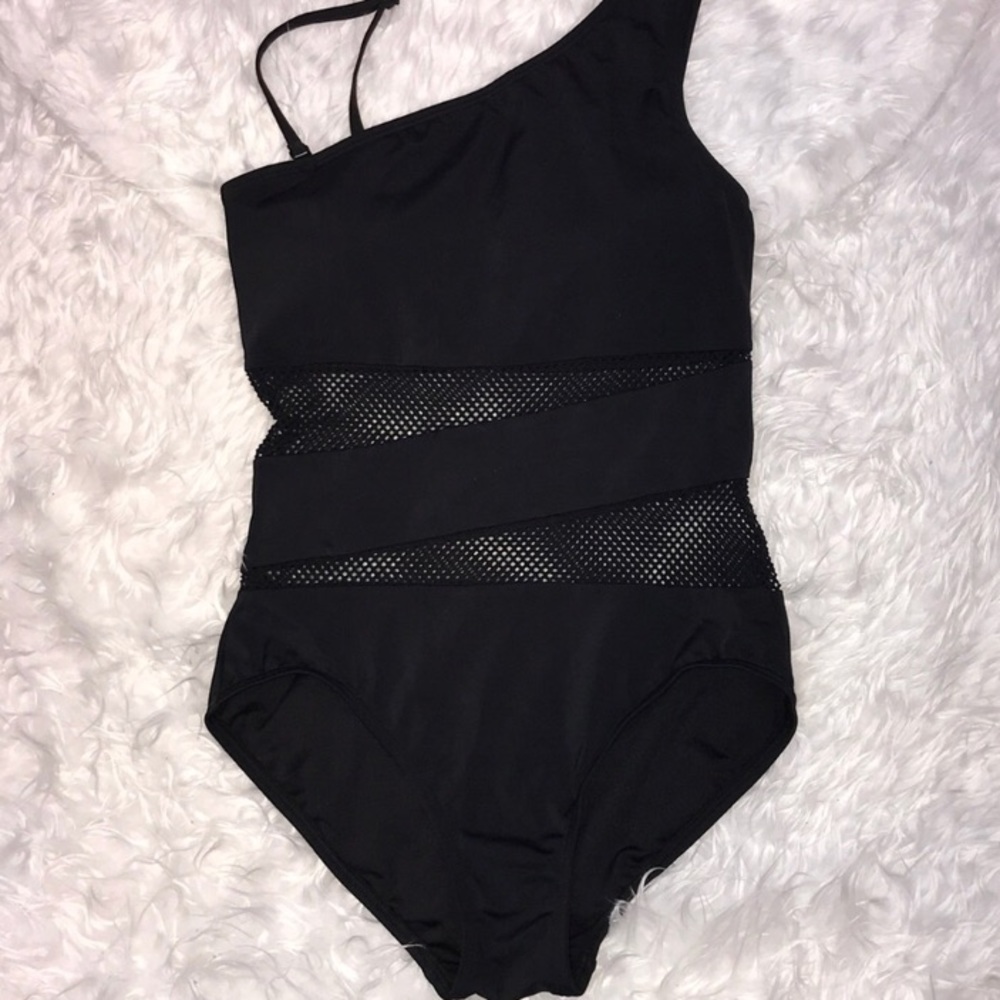 Carmen Marco Valvo Shoulder Swimsuit